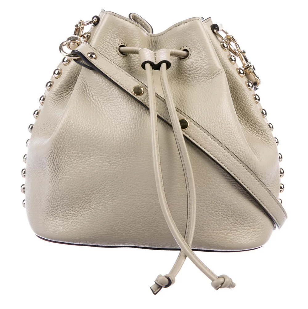 Rebecca Minkoff Studded Leather Bucket Bag green with Gold Tone Hardware B000802